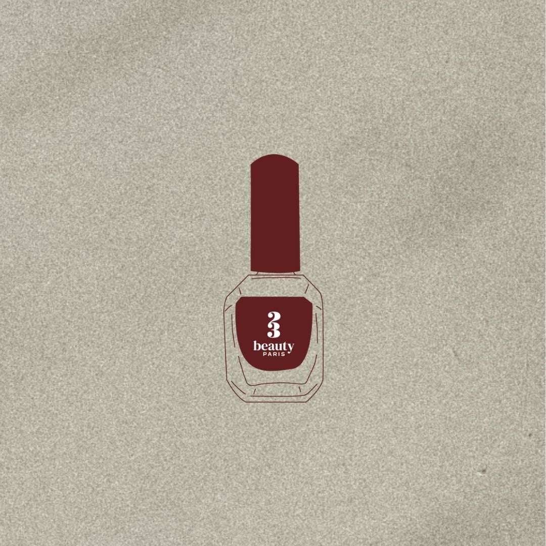 Vernis vegan bordeaux N.23 - 23Beauty Paris