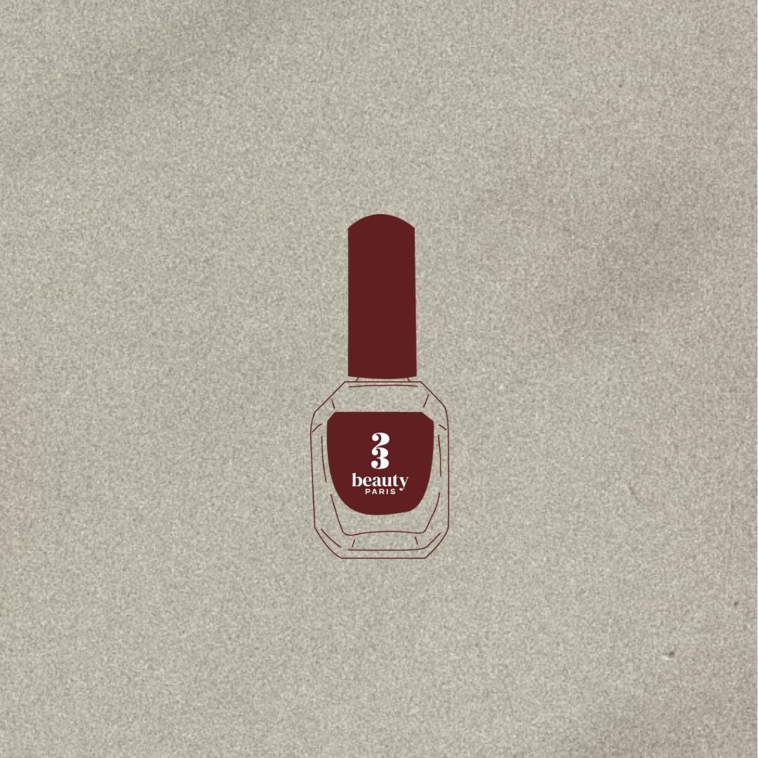 Vernis vegan bordeaux N.23 - 23Beauty Paris