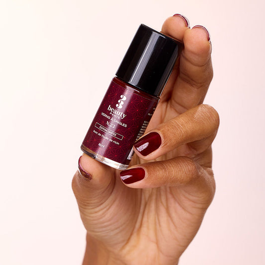 Vernis à ongles vegan bordeaux N.23 - Edition Noël
