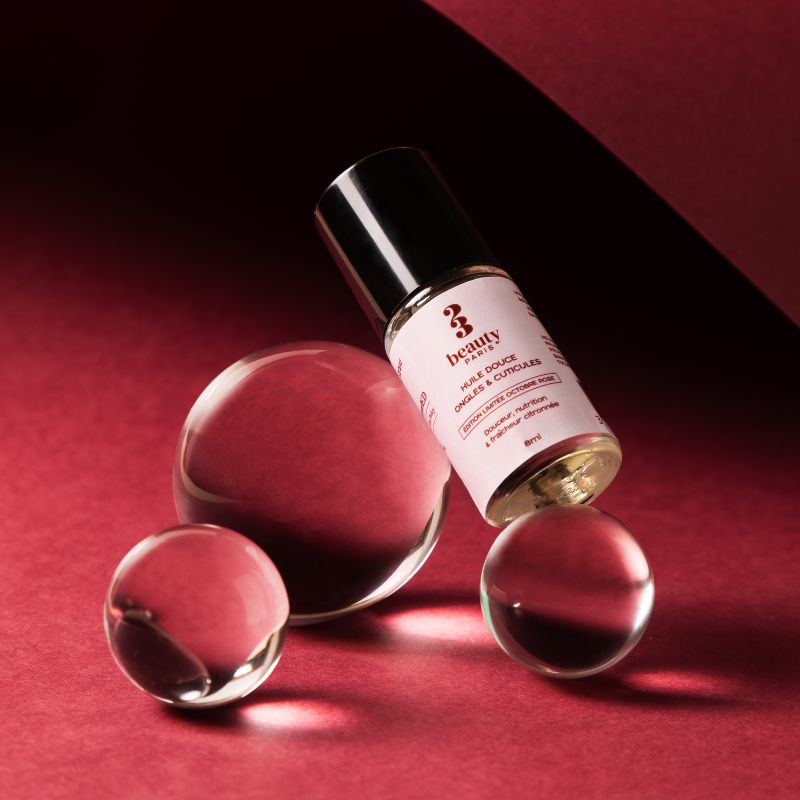 L'huile douce ongles et cuticules vegan - Edition limitée Octobre rose