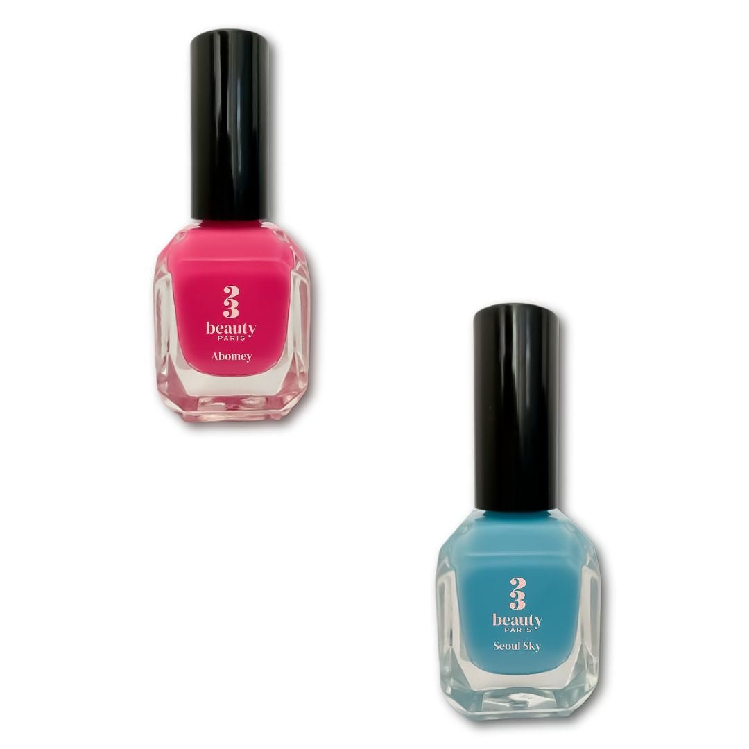 Pop : bleu ciel et fuchsia - 23Beauty Paris