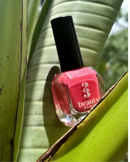 Vernis à ongles vegan corail intense Bali - 23Beauty Paris