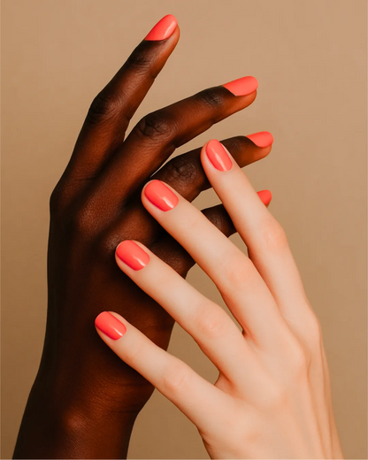 Vernis à ongles vegan corail intense Bali - 23Beauty Paris
