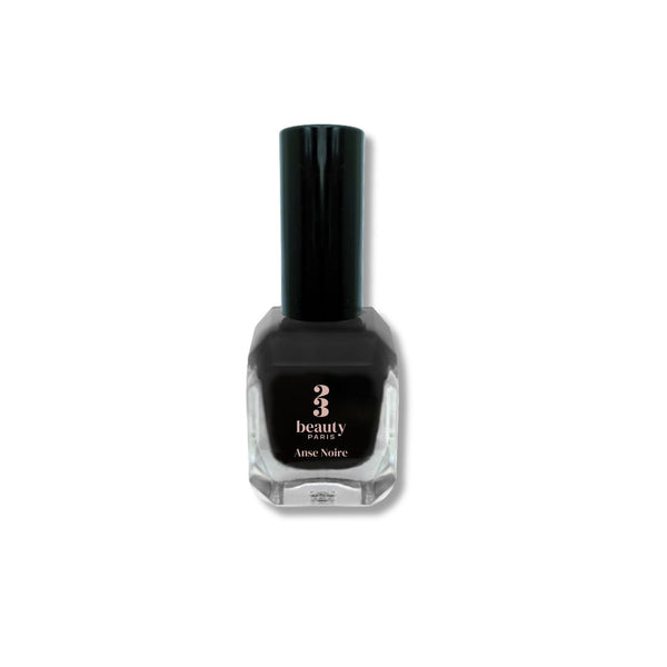 Vernis à ongles vegan noir Anse Noire - 23Beauty Paris